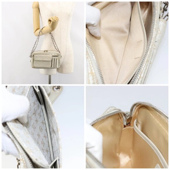 LOUIS VUITTON Monogram Shine Chain McKenna Bag Silver - Picture 15 of 15